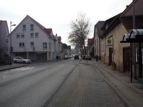 Abzweig zum Straenbahndepot Nellingen