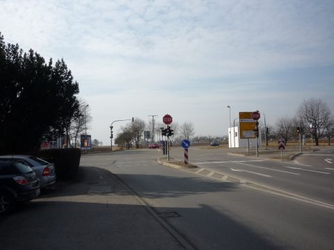 Bahnbergang ber die Rinnenbachstrae