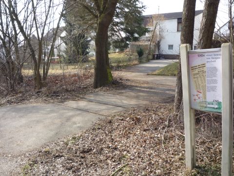 Bahnbergang zur Lenzhalde