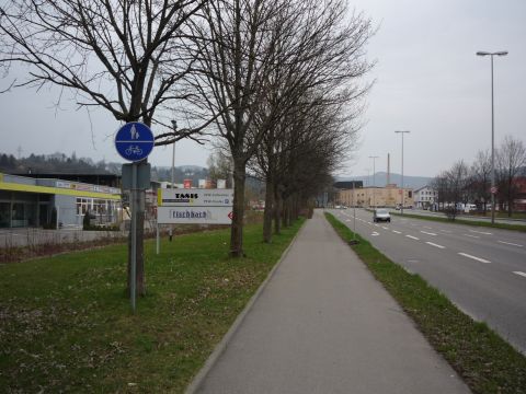 Zufahrt nach Reutlingen Sd