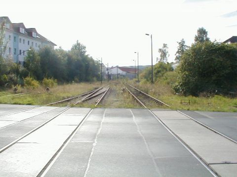Bahnübergang über die Völkershäuser Straße