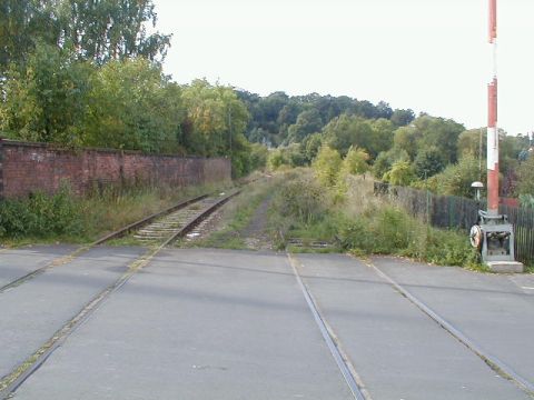 Bahnübergang über den Steinweg