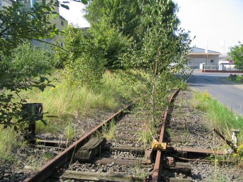 Zufahrt Firma Dixion in Laubach