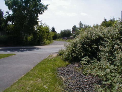 Bahnbergang ber die Ochshuser Strae