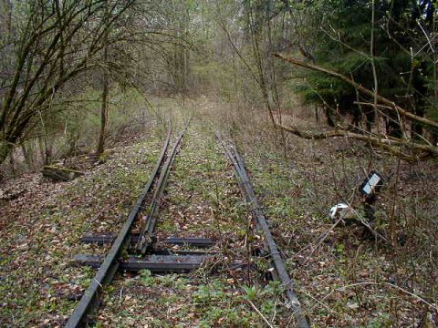 Abzweig zum Lokschuppen