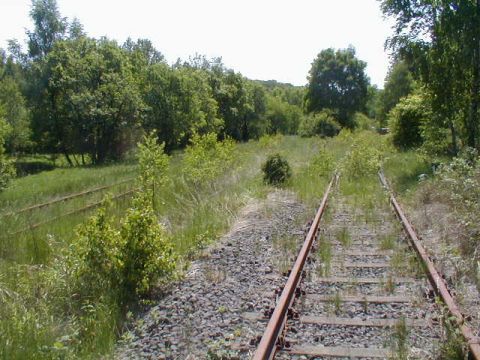 Zufahrt Papierfabrik Vereinigte Gro�almeroder Thonwerke