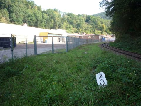 Ehemaliger Abzweig zur Fabrik