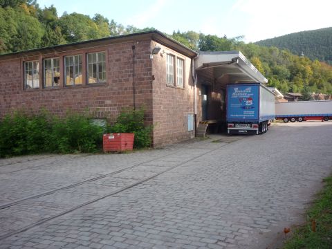 Ehemaliger Abzweig zur Fabrik