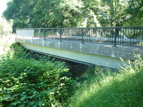 Brcke ber den Hardtbach
