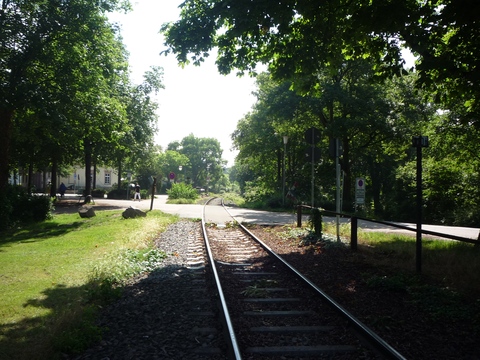Ausfahrt von der Schifsbrcke