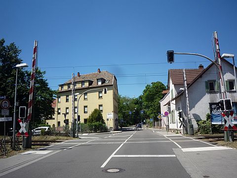 Bahnbergang ber die Schtzenstrae
