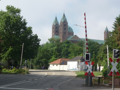 Bahnbergang ber die Hafenstrae