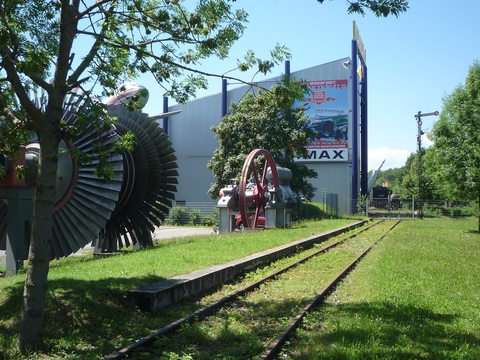 Bahnsteig am Technikmuseum