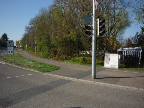 Zufahrt Schwetzingen