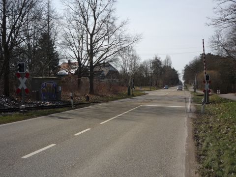 Bahnbergang ber die Kehler Strae