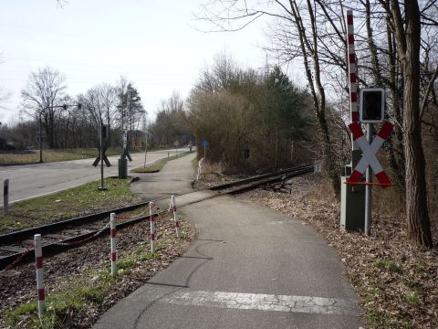 Bahnbergang ber die Kehler Strae