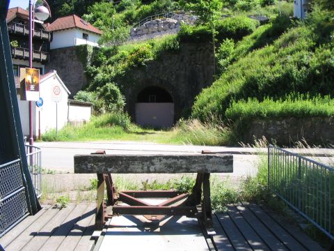 Bahnbergang in Schiltach