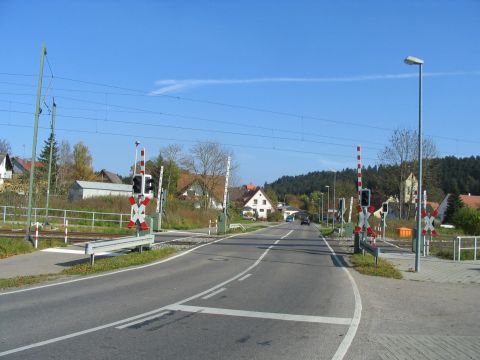 Bahnbergang Marbach