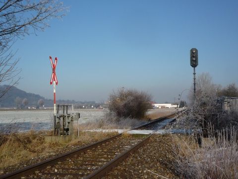 Bahnübergang über die Arlener Straße