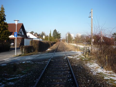 Bahnübergang beim Buchenweg