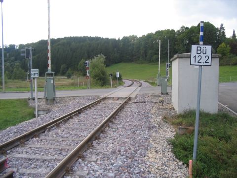 Bahnbergang in Trochtelfingen