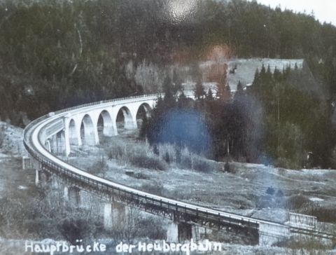 Alte Ansicht des Wettebachtal-Viadukts