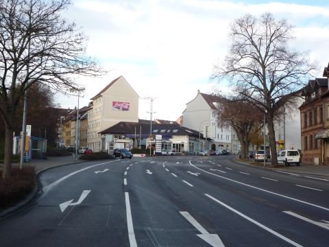 Einfahrt in den Brötzinger Kleinbahnhof