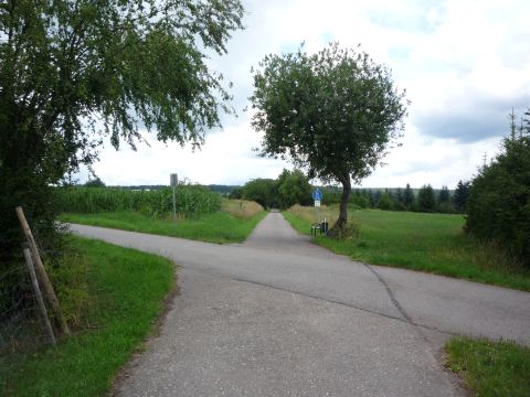 Ehemaliger Bahnbergang zwischen Sattelbach und Fahrenbach