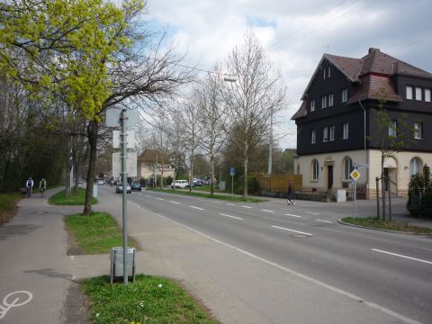 Bahnübergang über die Kolpingstraße