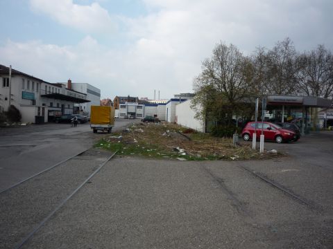 Nordseite des Güterbahnhofs Heilbronn Süd