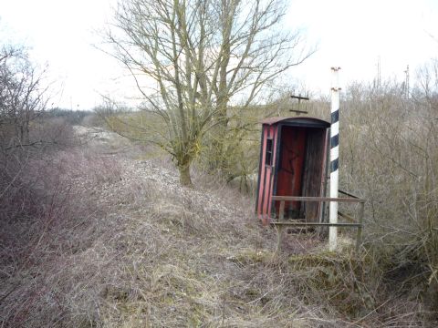 Fernmeldehuschen an der Einfahrt nach Fnfstetten