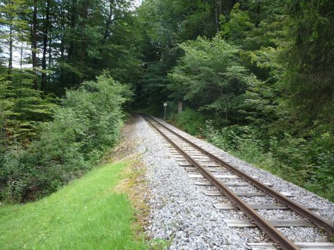 Bahnbergang hinter der Sporeneggbcke