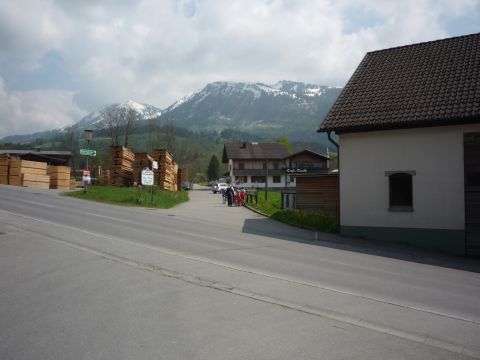 Bahn�bergang in Egg