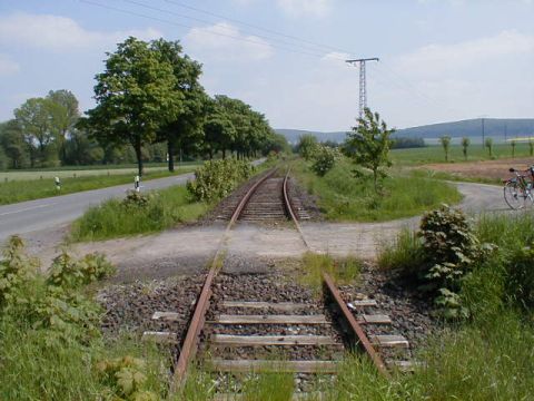 Bahnübergang zwischen Schenklengsfeld und Wehrshausen
