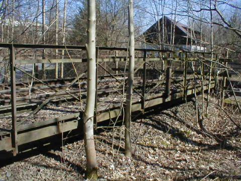 Ehemalige Brcke ber die Bahnhofstrae