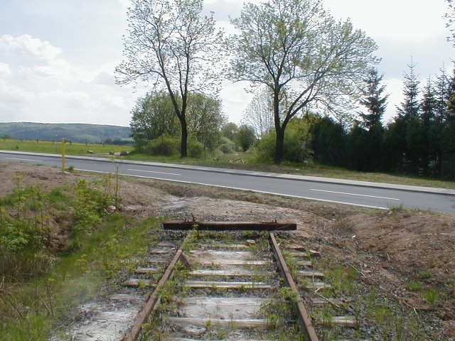 Bahnbergang ber die Hopfelder Strae