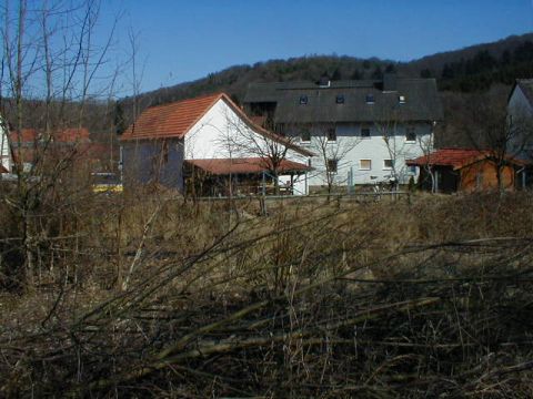 Ehemaliger Bahnbergang ber den Albachsweg