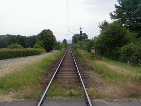 Bahnbergang ber die Brder-Grimm-Strae