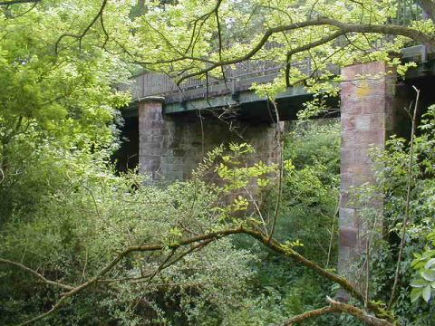 Brcke eines Feldwegs