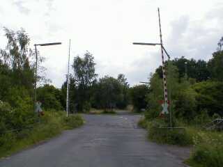 Bahnübergang in Homberg