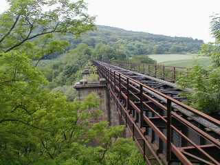 Blick über das Viadukt nach Westen