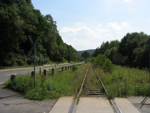 Bahnbergang im Sden von Dorndorf