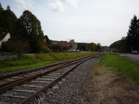 Ausfahrt Bahnhof Dahn