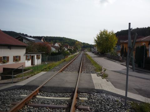 Bahnbergang ber die Mhlgasse