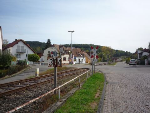 Bahnbergang ber die Hasenbergstrae