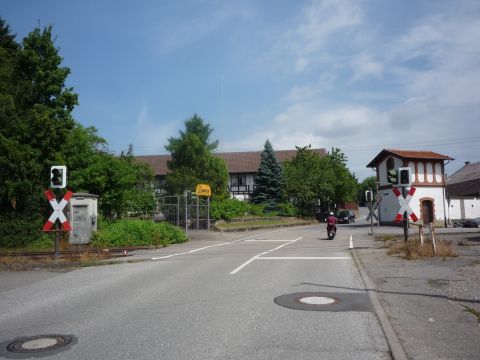 Bahnbergang in Neckarbischofsheim