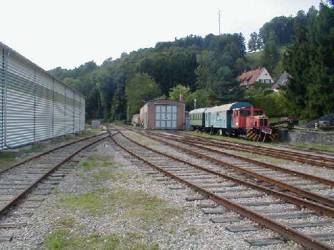 Gterbahnhof Kandern, Blick zurck