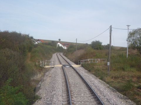 Bahnübergang am Bahnhof