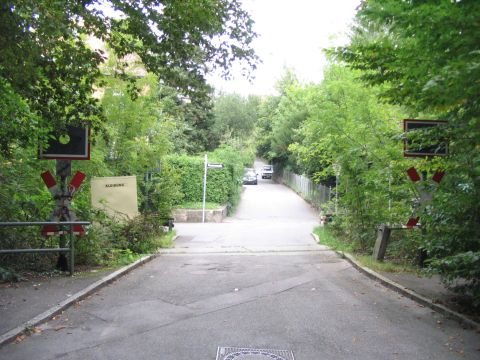 Bahnbergang in Reutlingen