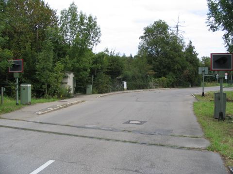 Bahnbergang in Reutlingen